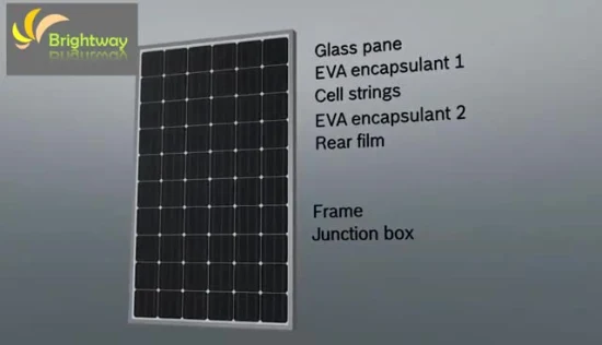 sistema de energía híbrido del panel solar de 3kw 5kw 10kw 12kw 20kw con almacenamiento de energía de la batería de gel de la batería de litio