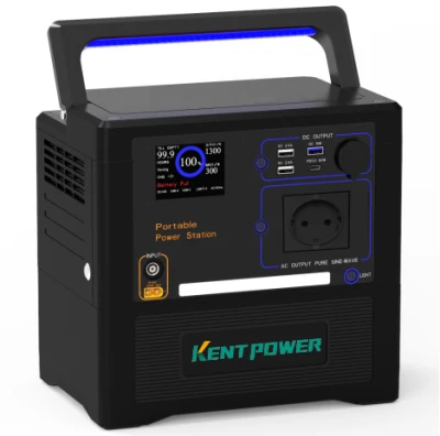 Kentpower 1300W Batería de litio Sistema de energía solar Batería adicional Sistema de energía solar