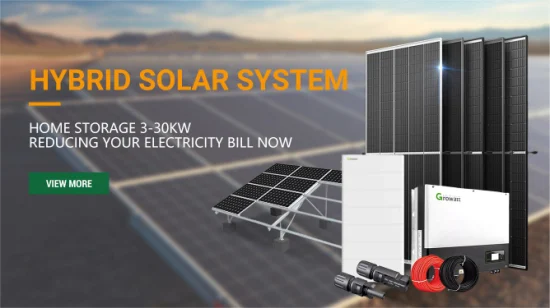 Energía para el hogar dentro y fuera de la red Panel solar Almacenamiento en el hogar Sistema de energía Precio 5kw 8kw 10kw 12kw 15kw 20kw 30kw Growatt Deye EU Batería completa Sistema solar híbrido